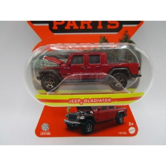 Matchbox Moving Parts Jeep Gladiator Red Diecast Car 70 Years - Picture 1 of 3